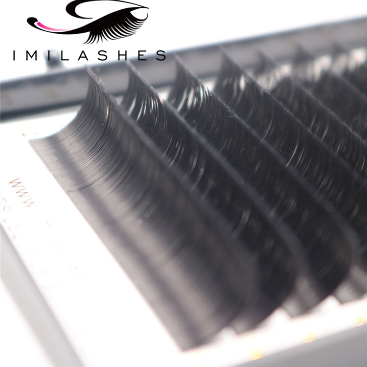 Wholesale high quality 0.07 C curl easy fan bloom lashes for lash artists-V