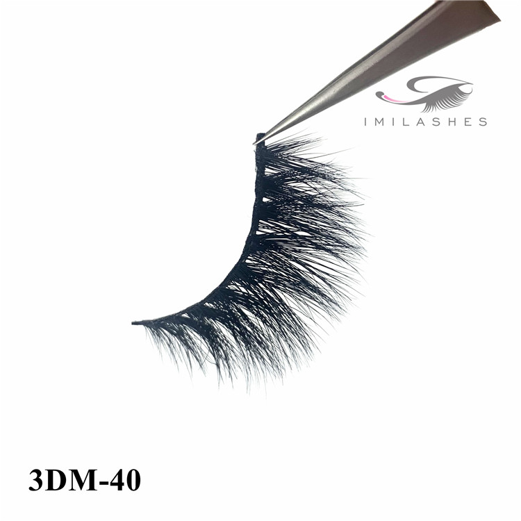 Hypo-allergenic and cruelty-free mink false eyelashes wholesale-V