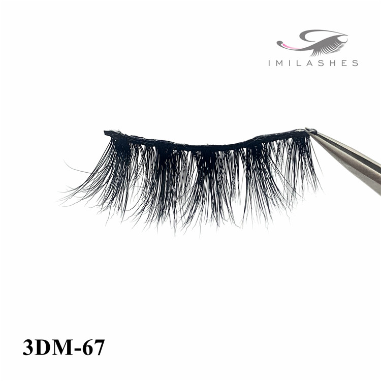 3D faux mink false eyelashes natural oem packaging-L